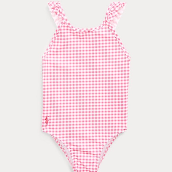 Ralph Lauren Other - Ralph Lauren Gingham One-Piece Swimsuit 24M